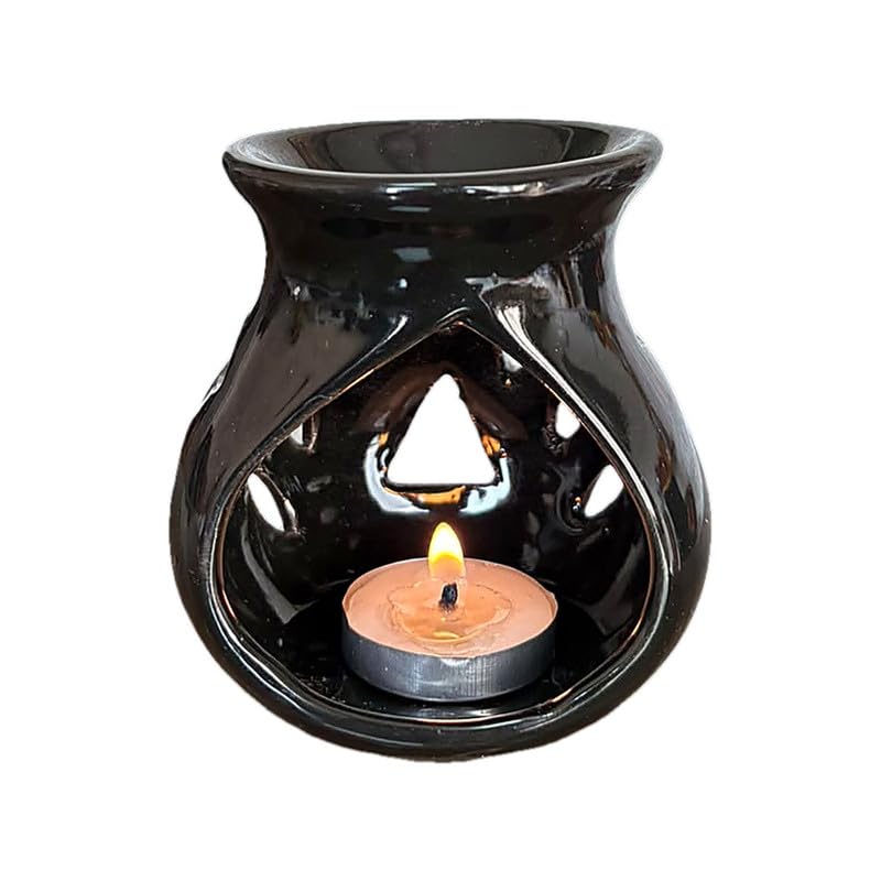 Vibhsa Ceramic Tea-Light Aroma Burner & Oil Diffuser