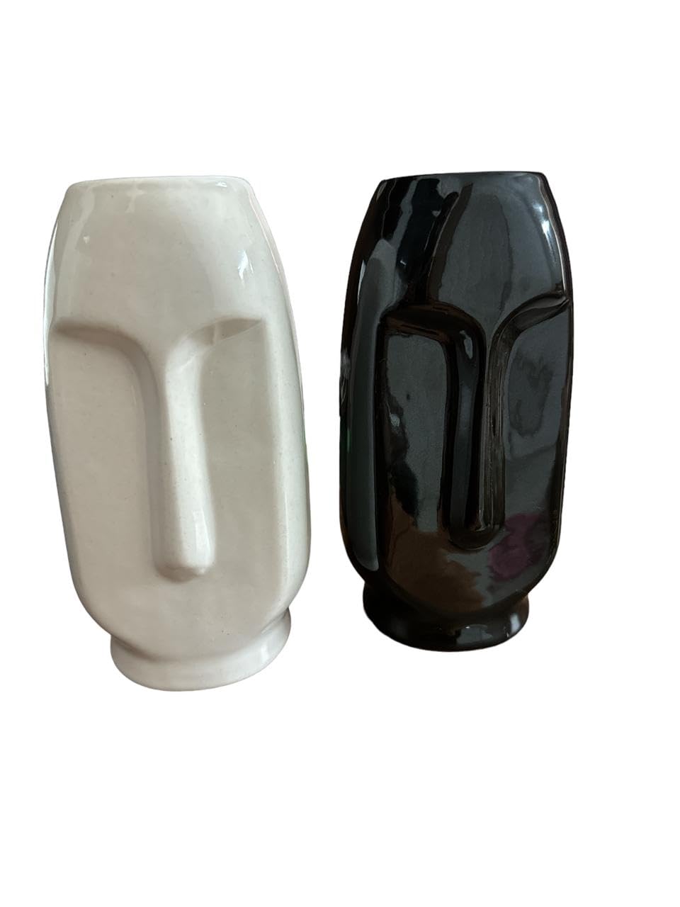 Vibhsa Ceramic Planter Vase – Black & White