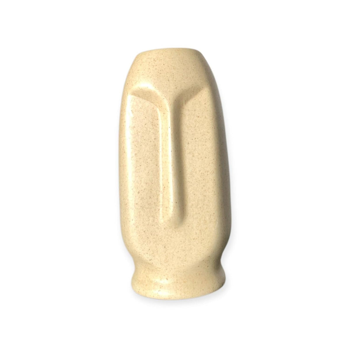Vibhsa White Ceramic Face Vase