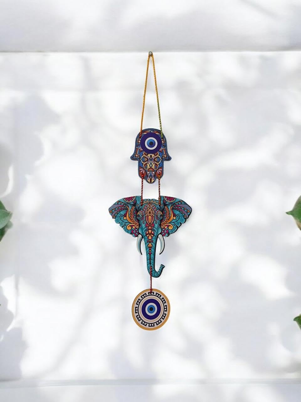 Vibhsa Evil Eye Welcome Quote Wall Hanging