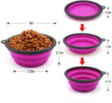 5" Portable and Foldable Small Dog Bowl set of 10