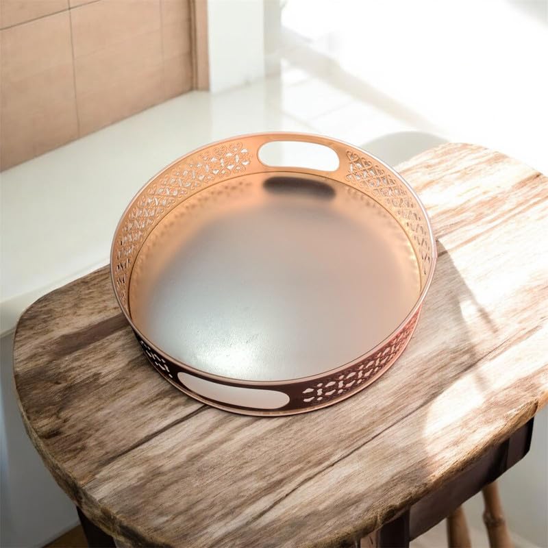 Vibhsa Decorative Serving Tray for Tea Coffee & Snacks