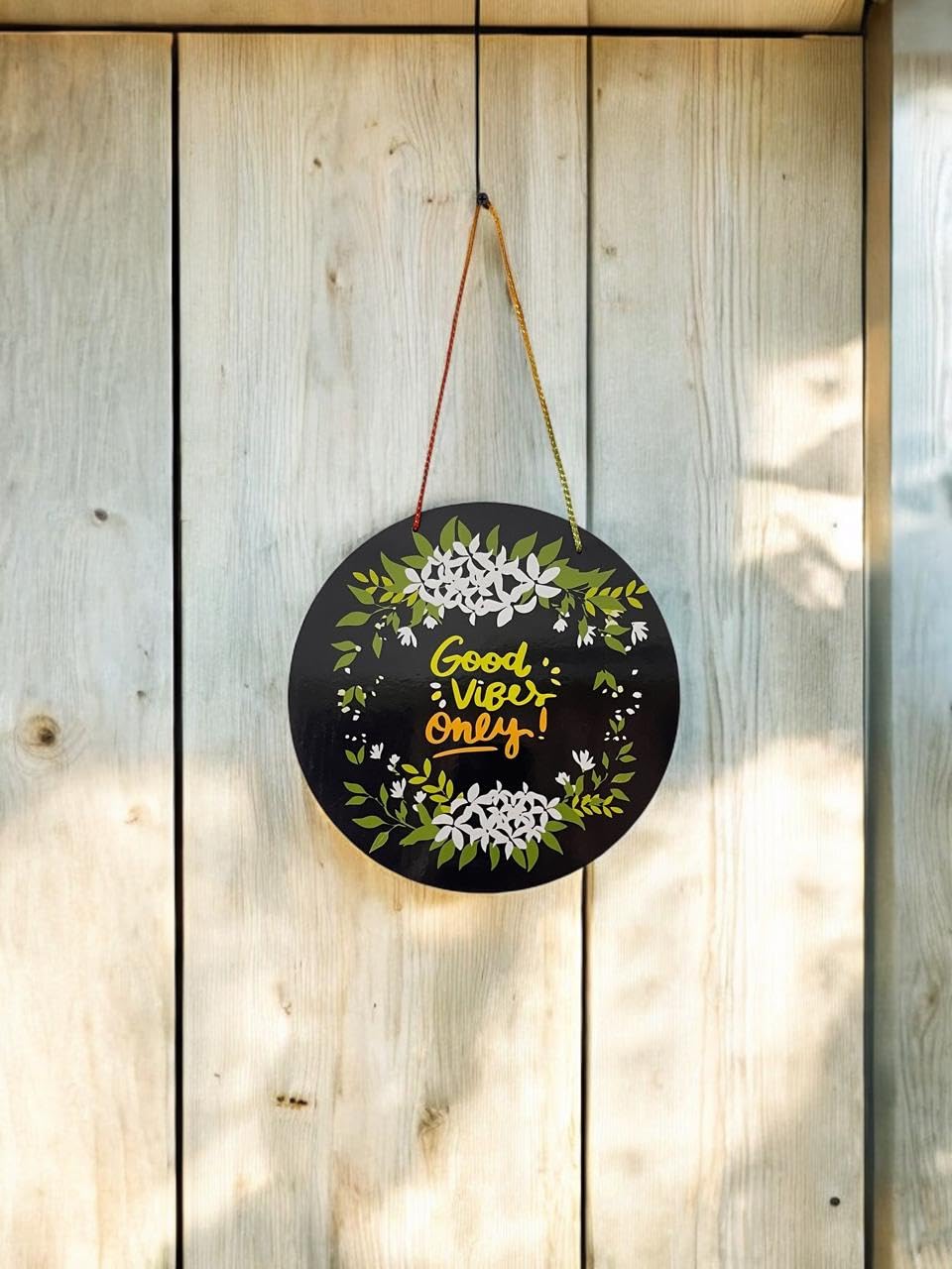 Vibhsa Evil Eye Welcome Quote Wall Hanging
