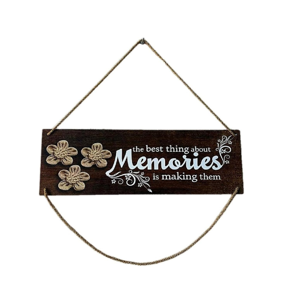 Vibhsa Motivational Wooden Hanging Wall Decor Plaque