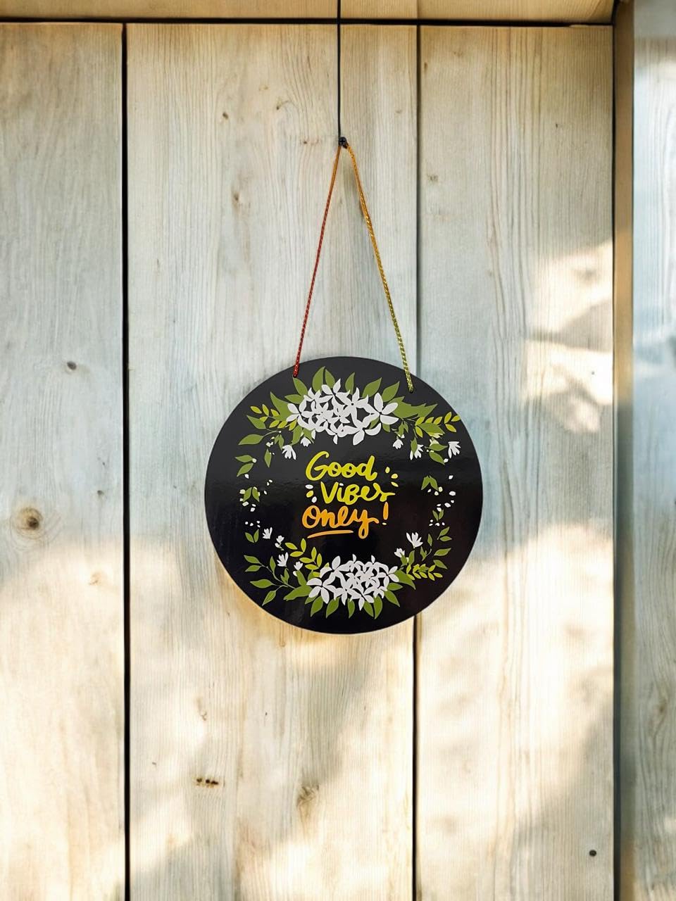 Vibhsa Evil Eye Welcome Quote Wall Hanging