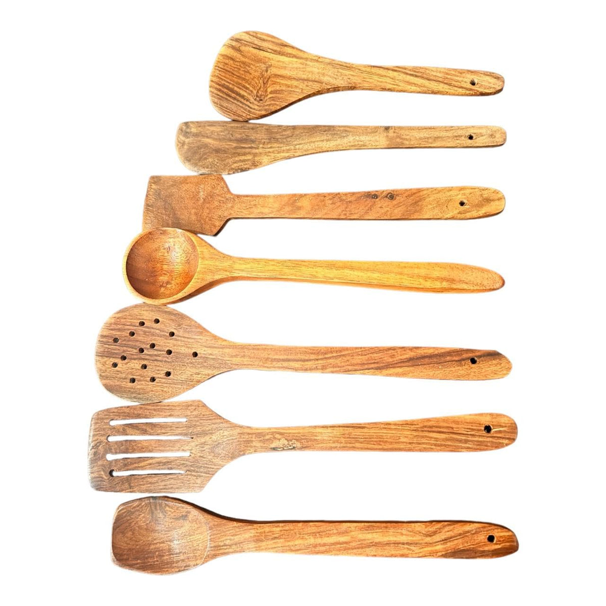 Vibhsa Wooden Cooking Spoon & Spatula Set