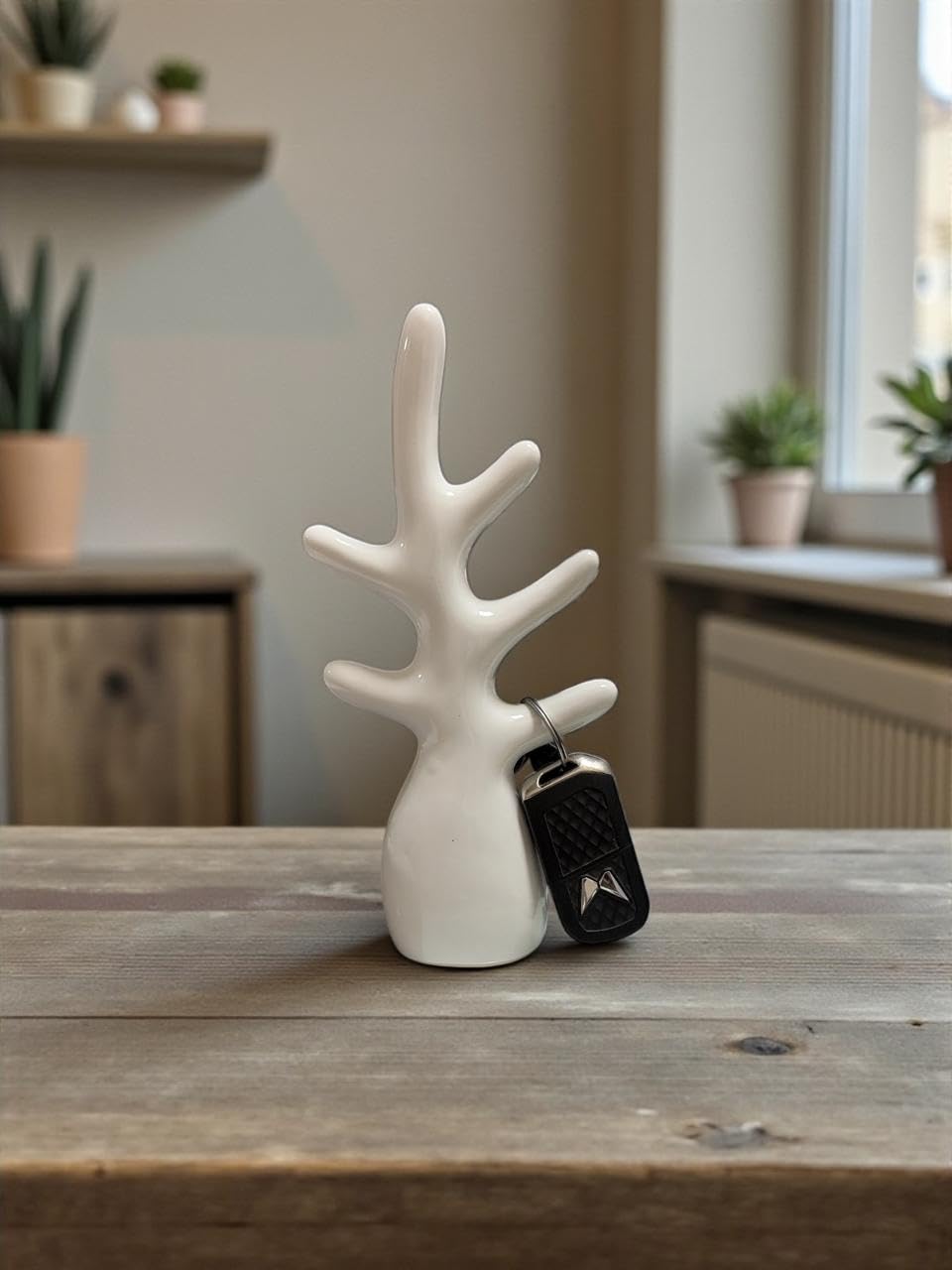 Vibhsa White Ceramic Tree Branch Sculpture