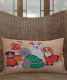 Merry Woofmas Christmas Pillow 14" x 20"