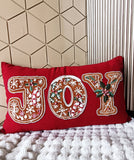 JOY Christmas Pillow 14" x 24"