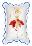 Ballerina Christmas Pillow 14" x 20"
