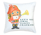 Nutcracker Party Christmas Pillow 20" x 20"