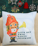 Nutcracker Party Christmas Pillow 20" x 20"