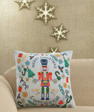 Nutcracker Merry Christmas Pillow 20" x 20"