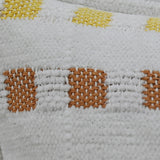 Playful Checks Handloom Woven Decorative Pillows, 20" x 20"