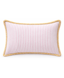whimsical sheep embroidered pillow