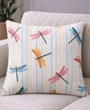 dragonfly decorative pillow