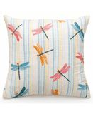 dragonfly decorative pillow