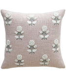Persian Handwoven & Hand-Embroidered Decorative Pillow, 20"X20"