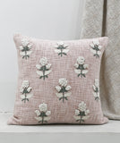 Persian Handwoven & Hand-Embroidered Decorative Pillow, 20"X20"