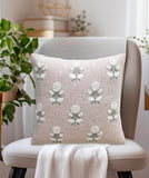 Persian Handwoven & Hand-Embroidered Decorative Pillow, 20"X20"