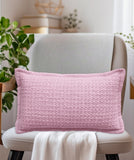Vibhsa Honeycomb Handwoven Textured Pillow, 14" x 24"