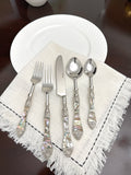 Stainless Steel Flatware set of 20 with Seap work Handle