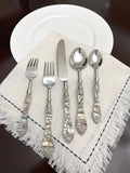 Stainless Steel Flatware set of 20 with Seap work Handle
