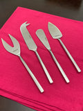 Silver Cheese knives set of 4 Stainless Steel Silver