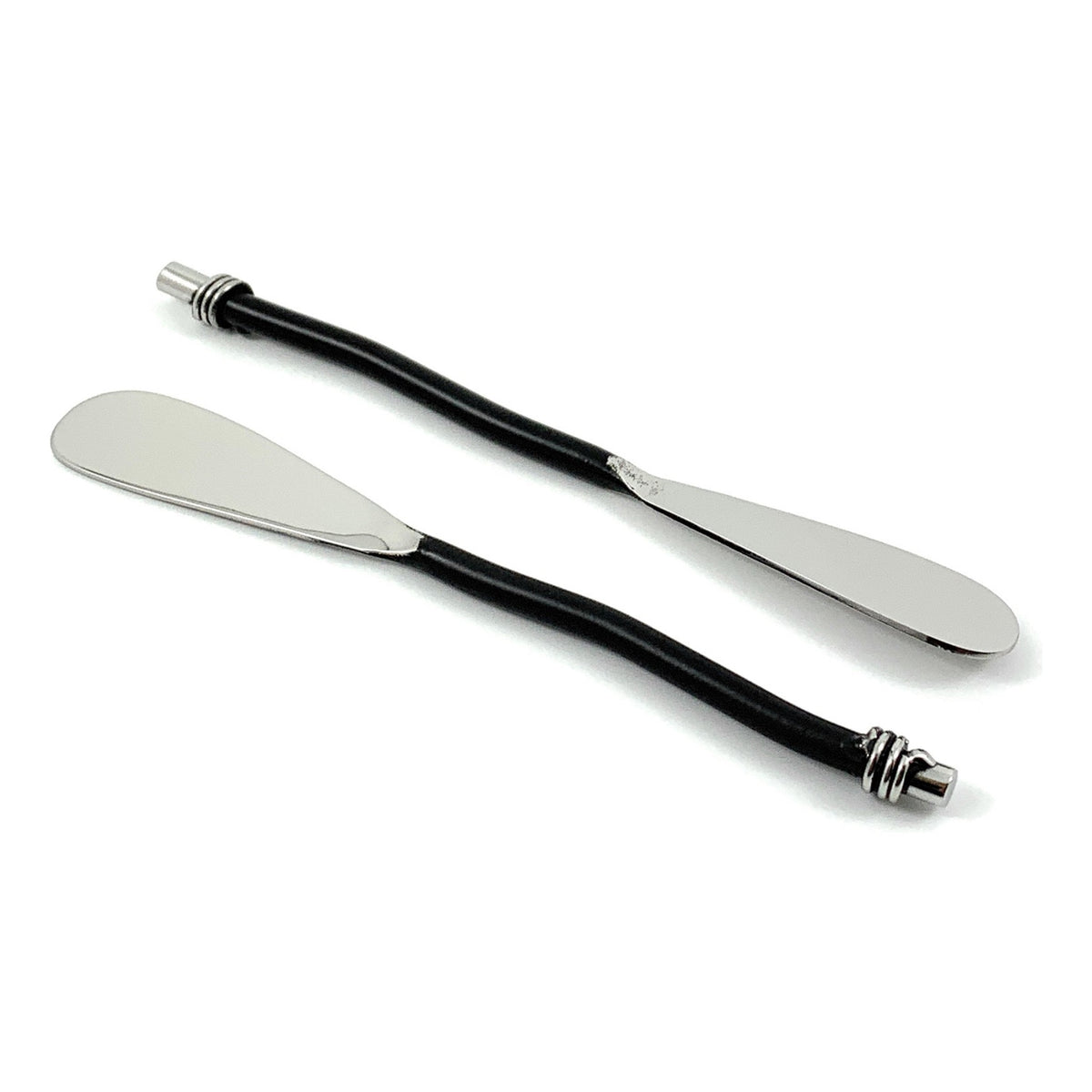 Vibhsa Black Silverware Butter Spreaders Set of 6