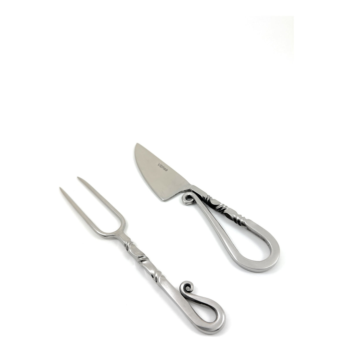 Designer Stainless Steel Carving Knife & Fork Set of 2