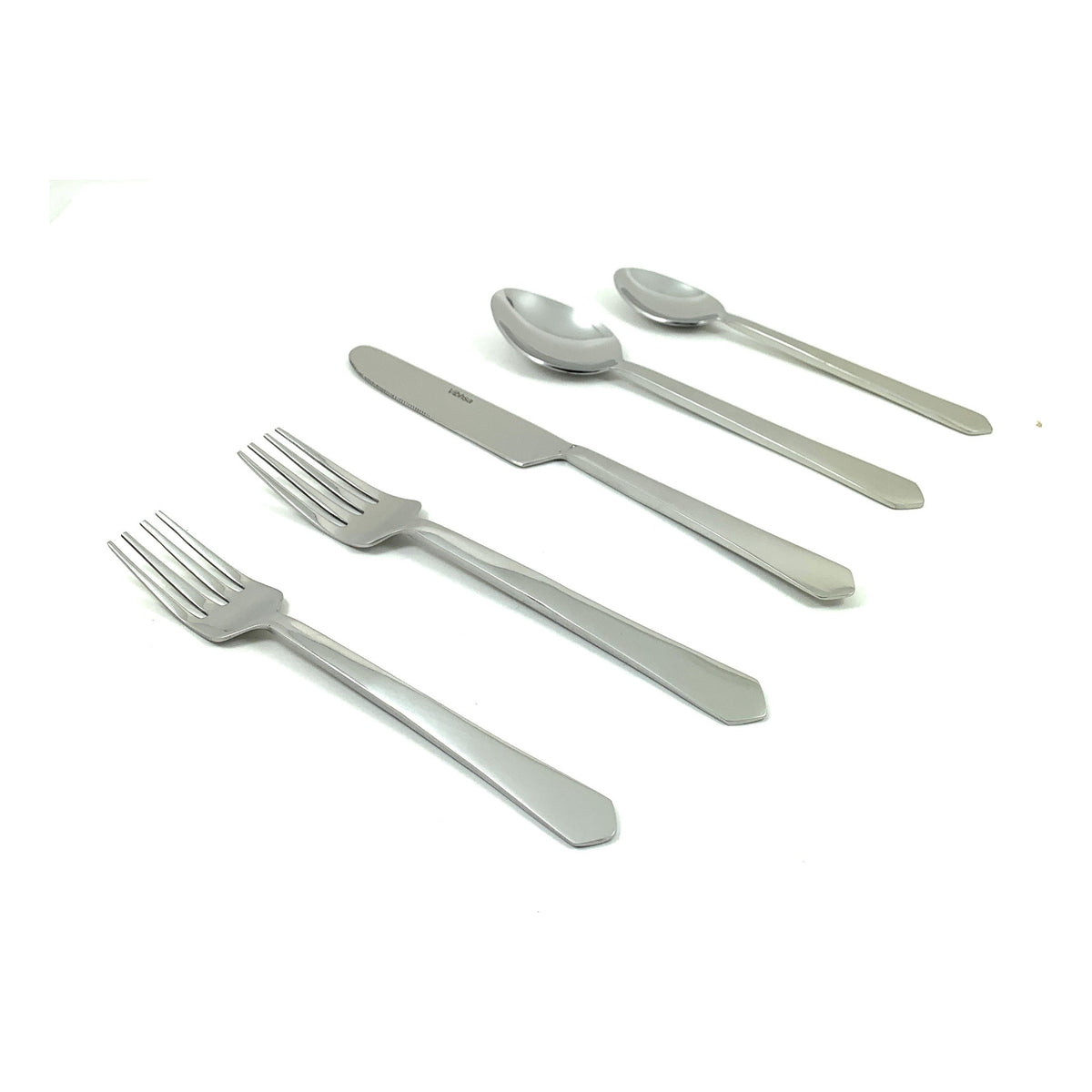 Vibhsa Flatware set of 20 Pieces in Silver Stainless Steel