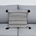 22" X 22" Throw Pillow for couch with Tassels-Winter