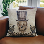 20" x 20" Halloween Embroidred Throw Pillow