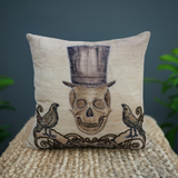 embroidered Halloween decorative throw pillow 