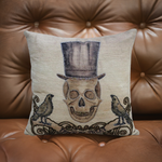 20" x 20" Halloween Embroidred Throw Pillow