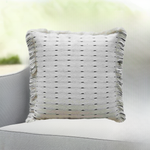 Layered Handwoven Super Soft Decorative Pillow, 20" x 20"