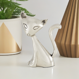 Vibhsa Cat Ring Holder (Silver)