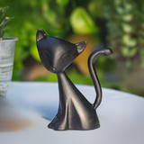 Vibhsa Cat Ring Holder (Black)