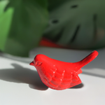 decorative red bird home accent