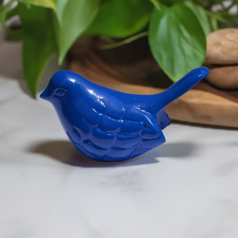 blue bird figurine for home decor