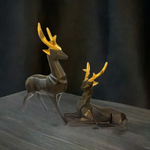 deer figurine set of 2