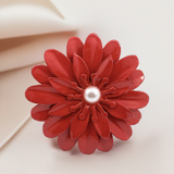 red pearl napkin ring to hold the fold of the napkin