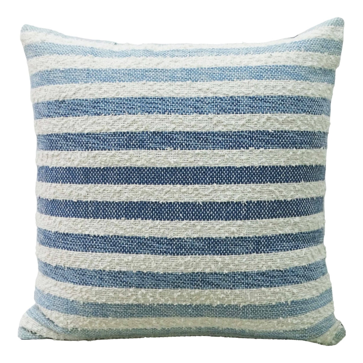 Vibhsa 100% Cotton Ombre Textured Stripe Pillow