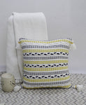 Throw Pillow with Braids for couch