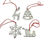 Christmas Ornament set of 4 for tree decor and other decoration