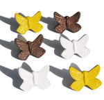 Vibhsa Butterfly Colorful Napkin Rings Set of 6