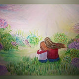 Adorable!!  Oil Color Painting in Vibrant Colors 20" x 16"