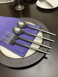 VIBHSA 20-PC Black Silverware Set (Service for 4)