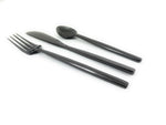 Stainless Steel Flatware 18 PC Set-Dinner knives, Dinner Forks, Teaspoons
