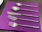 5 Piece Flatware Set, Service for 4-Modern